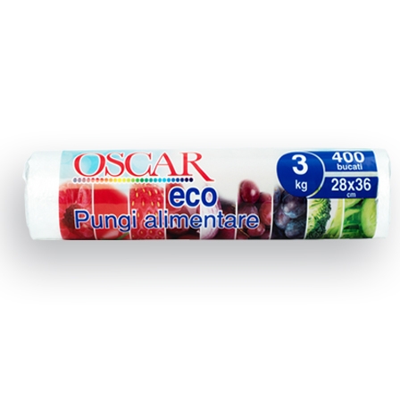 Pungi Alimentare Eco Oscar 400buc/Rola 3kg 2021 sanito.ro